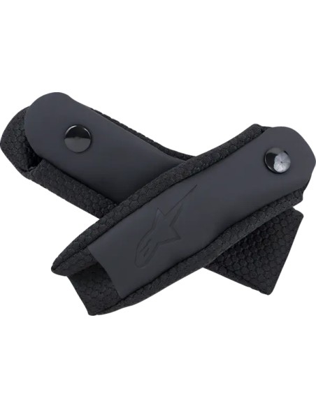 ALPINESTARS(MX) Ersatzteile - CHIN STRAP COVER SET BLACK