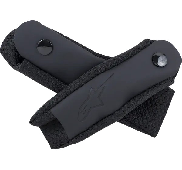 ALPINESTARS(MX) Ersatzteile - CHIN STRAP COVER SET BLACK