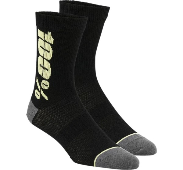 100% Socken - SOCK RYTHYM BK/YL S/M