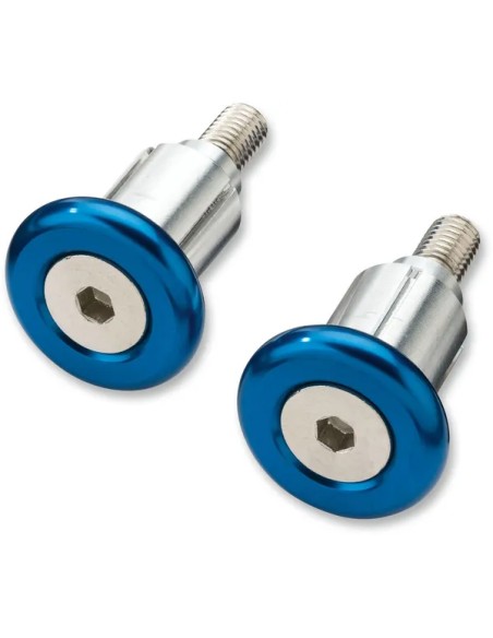 MOOSE OFFROAD HARD-PARTS Stummellenker & Lenkerenden - BAR END MOOSE BLUE