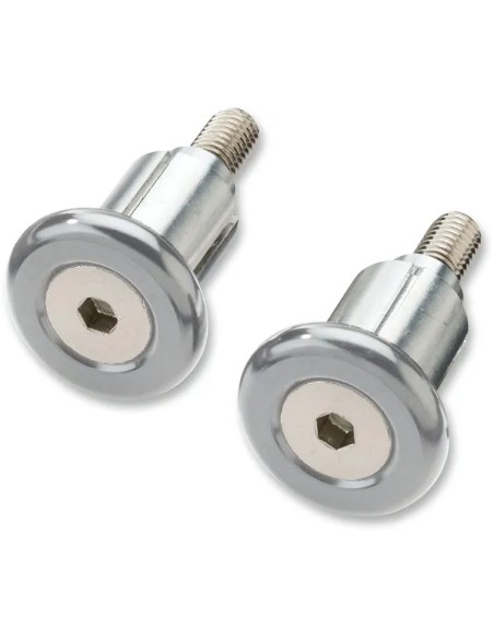 MOOSE OFFROAD HARD-PARTS Stummellenker & Lenkerenden - BAR END MOOSE SILVER