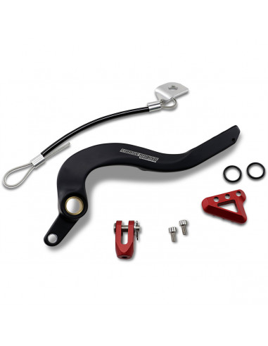 MOOSE RACING Bremspedal STAHL ROT MOOSE RACING Bremspedal STAHL ROT