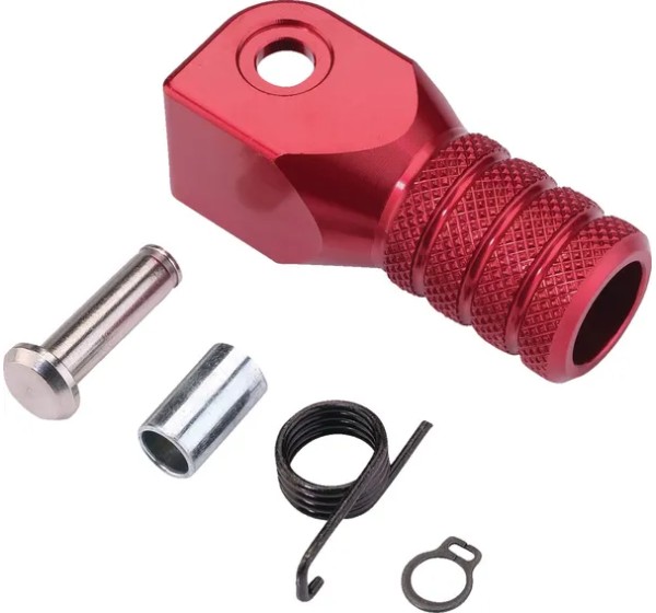 MOOSE OFFROAD HARD-PARTS Schalthebel & -rasten - SHIFT LEVER TIP +0MM RED