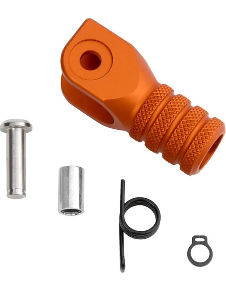 MOOSE OFFROAD HARD-PARTS Schalthebel & -rasten - SHIFT LEVER TIP +0MM ORANGE