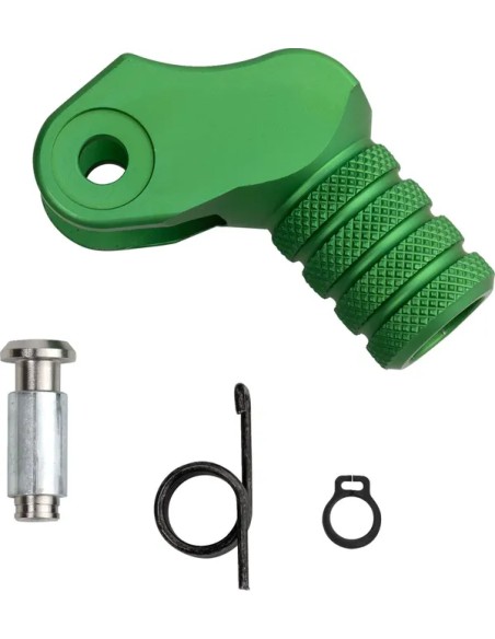 MOOSE OFFROAD HARD-PARTS Schalthebel & -rasten - SHIFT LEVER TIP +20MM GREEN