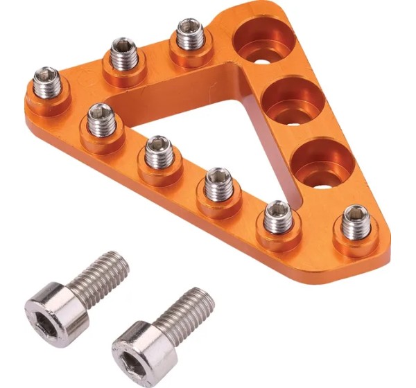 MOOSE OFFROAD HARD-PARTS Bremspedale - LARGE ALUM REAR BRAKE TIP ORAN