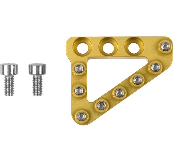 MOOSE OFFROAD HARD-PARTS Bremspedale - LARGE ALUM REAR BRAKE TIP GOLD