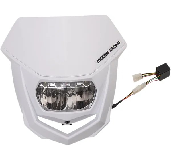 MOOSE OFFROAD HARD-PARTS Scheinwerfer - HEADLIGHT HALO MSE WH