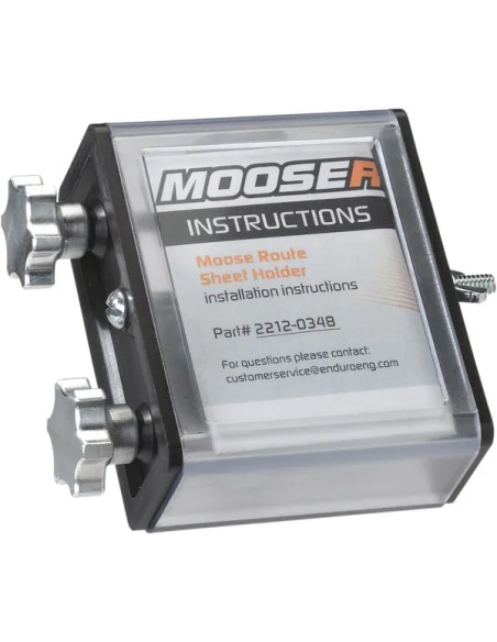 MOOSE OFFROAD HARD-PARTS Montagematerial & Zubehör - HOLDER ROUTE SHEET SIDE