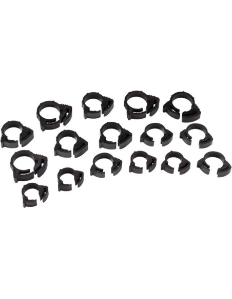 MOOSE OFFROAD HARD-PARTS Montagematerial & Zubehör - CLAMPS NYLON RATCHET 16PC