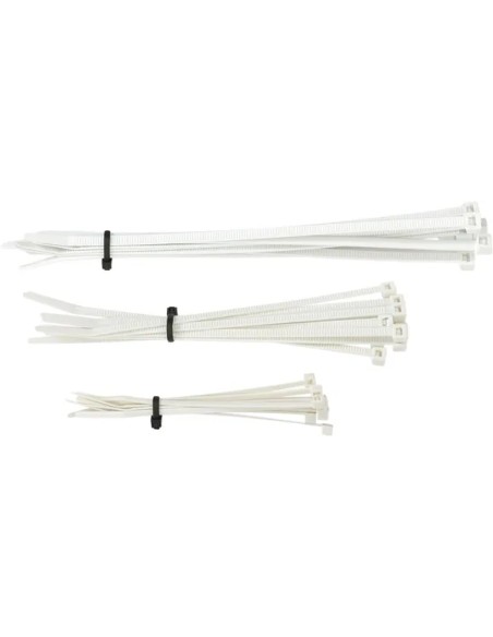 MOOSE OFFROAD HARD-PARTS Montagematerial & Zubehör - CABLE TIES MSE WHITE 30PK
