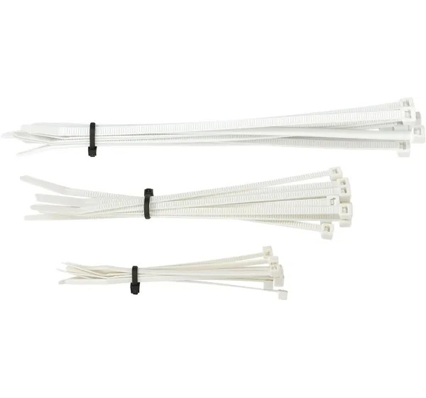 MOOSE OFFROAD HARD-PARTS Montagematerial & Zubehör - CABLE TIES MSE WHITE 30PK