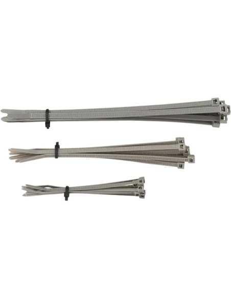 MOOSE OFFROAD HARD-PARTS Montagematerial & Zubehör - CABLE TIES MSE GREY 30PK