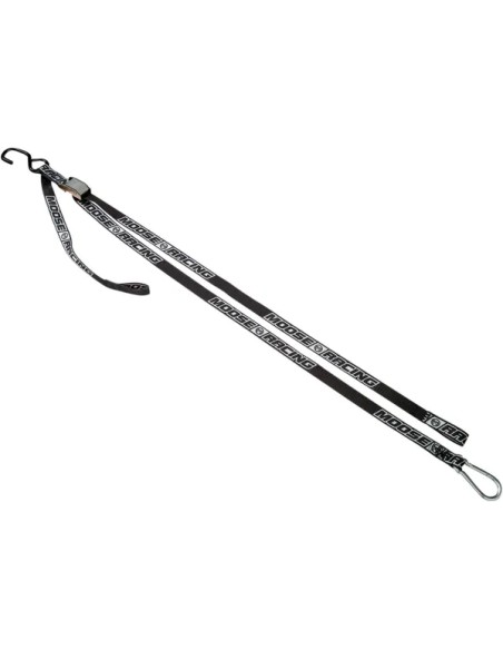 MOOSE OFFROAD HARD-PARTS Spanngurte - TIE DOWN W/CARABINR&SH BK