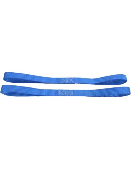 MOOSE OFFROAD HARD-PARTS Spanngurte - SOFT TYE 1X18 MSE BLUE