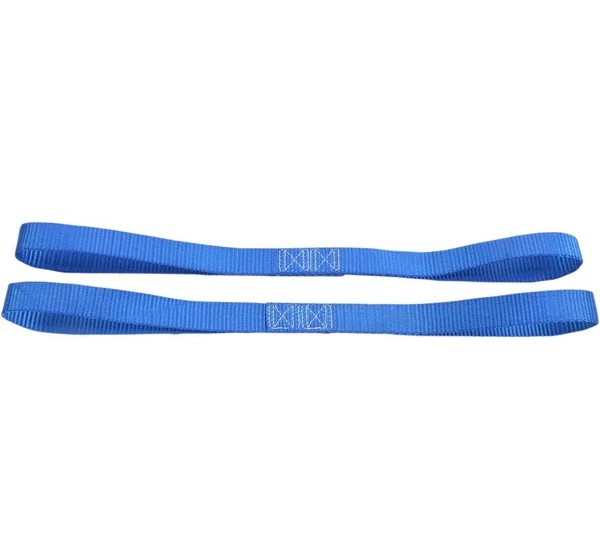 MOOSE OFFROAD HARD-PARTS Spanngurte - SOFT TYE 1X18 MSE BLUE