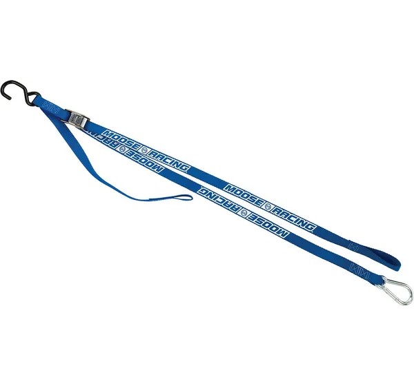 MOOSE OFFROAD HARD-PARTS Spanngurte - TIE DOWN W/CARABINR&SH BL