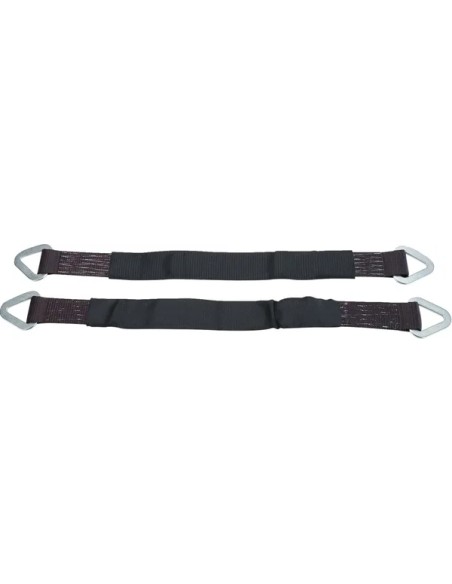 MOOSE OFFROAD HARD-PARTS Spanngurte - 2x30 AXLE STRAP BLK PAIR MSE