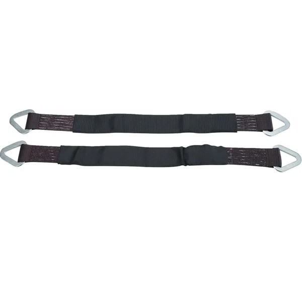MOOSE OFFROAD HARD-PARTS Spanngurte - 2x30 AXLE STRAP BLK PAIR MSE