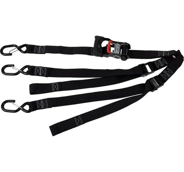 MOOSE OFFROAD HARD-PARTS Spanngurte - SPARE TIRE Y-STRAPS UTV BLK MS