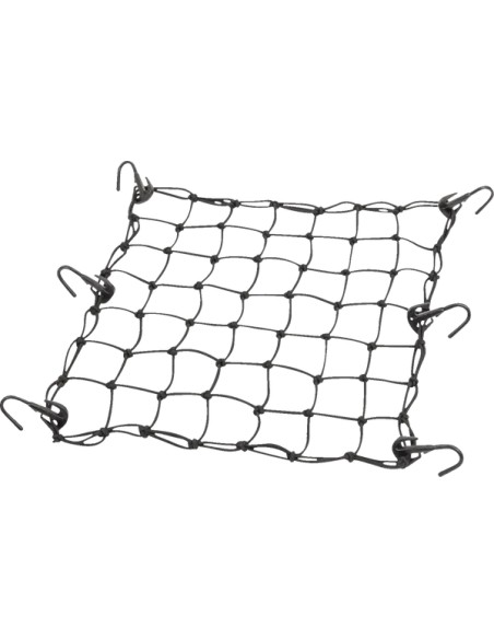 MOOSE OFFROAD HARD-PARTS Spanngurte - CARGO NET ADJUSTABLE BLACK 15X