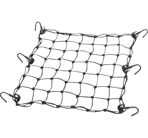MOOSE OFFROAD HARD-PARTS Spanngurte - CARGO NET ADJUSTABLE BLACK 15X