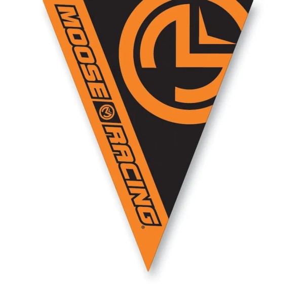 MOOSE OFFROAD HARD-PARTS Werbeartikel - FLAGSPENNANT MSE ORG/BLK