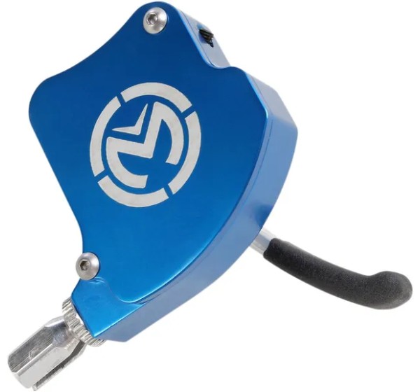 MOOSE OFFROAD HARD-PARTS Gasgriffe - ATV THUMB THROTTLE-BLUE