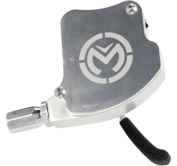 MOOSE OFFROAD HARD-PARTS Gasgriffe - ATV THUMB THRTLE-POLISHED