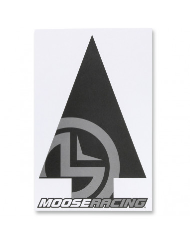 MOOSE RACING STRECKENPFEIL SCHWARZ AUF WEIß MOOSE RACING STRECKENPFEIL SCHWARZ AUF WEIß