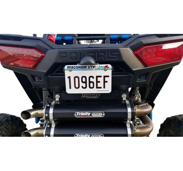 MOOSE OFFROAD FOUR WHEEL Kennzeichen - Einbaubeispiel