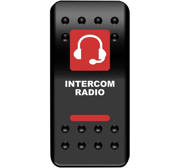 MOOSE OFFROAD FOUR WHEEL Montagematerial & Zubehör - SWITCH ROCKER INTERCOM RD
