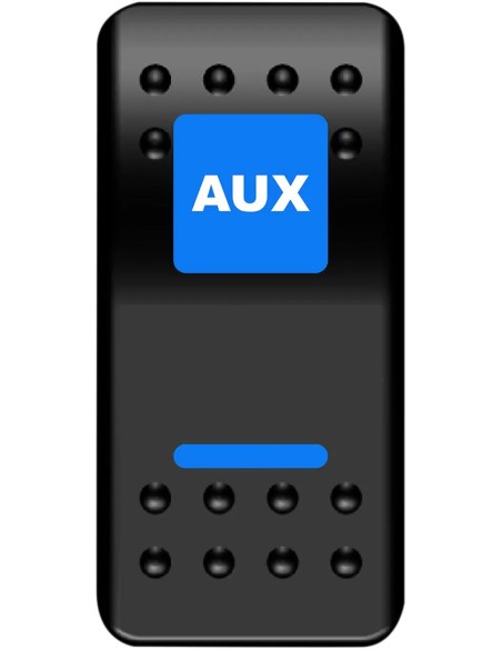 MOOSE OFFROAD FOUR WHEEL Montagematerial & Zubehör - SWITCH ROCKER AUX PWR BU