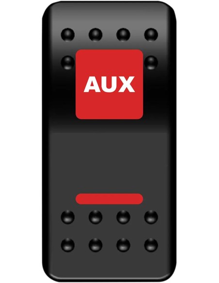 MOOSE OFFROAD FOUR WHEEL Montagematerial & Zubehör - SWITCH ROCKER AUX PWR RD
