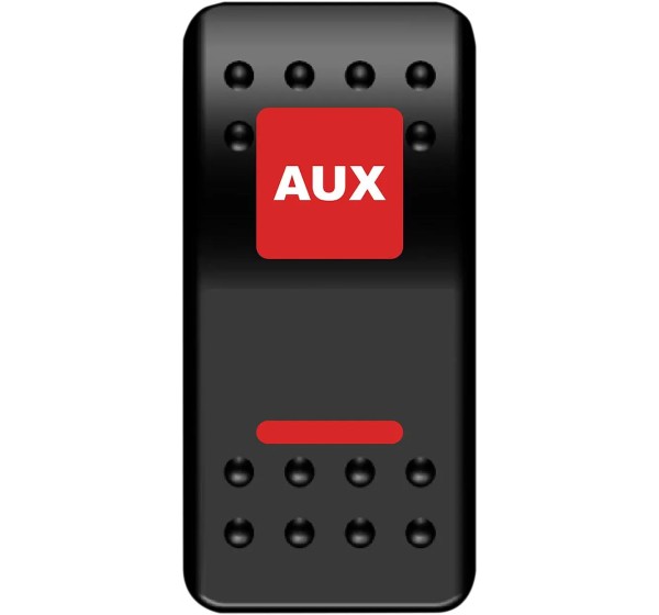 MOOSE OFFROAD FOUR WHEEL Montagematerial & Zubehör - SWITCH ROCKER AUX PWR RD
