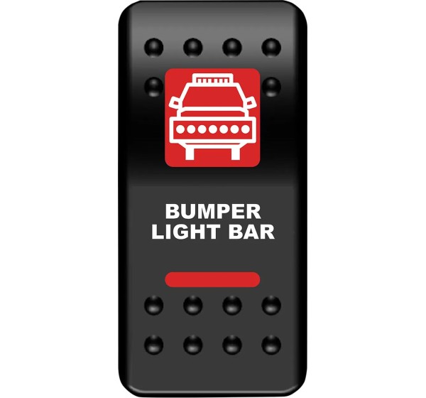MOOSE OFFROAD FOUR WHEEL Montagematerial & Zubehör - SWITCH RKR BMPR LGHTBR RD
