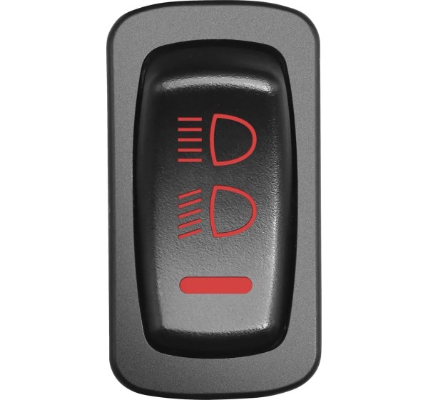 MOOSE OFFROAD FOUR WHEEL Kabel & Schalter - HEADLIGHT SWITCH RED MSE