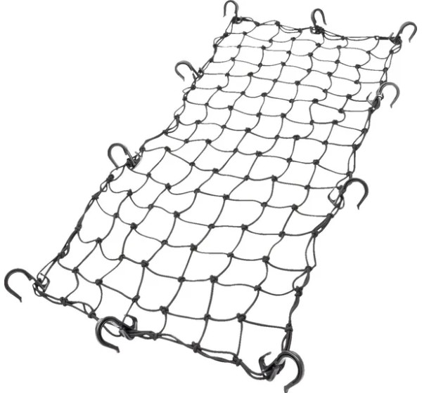 MOOSE OFFROAD FOUR WHEEL Spanngurte - CARGO NET ADJUSTABLE BLACK 15X