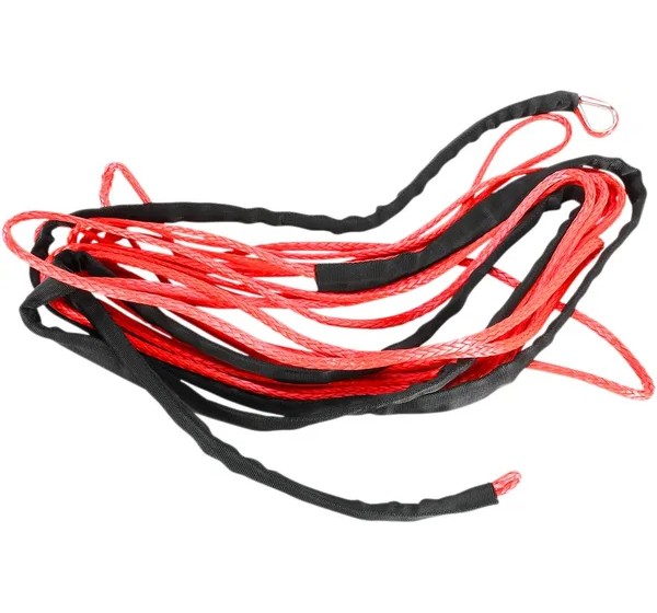 MOOSE OFFROAD- SNOW Seilwinden - WINCH ROPE 1/4 X50' RED