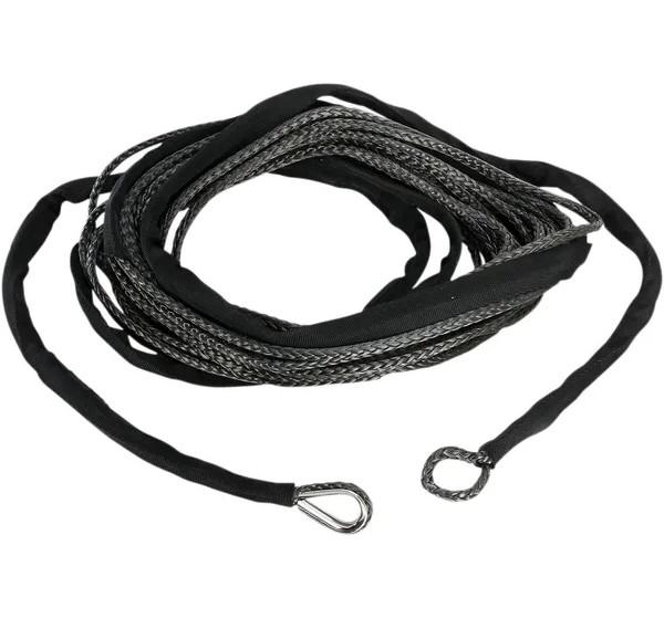 MOOSE OFFROAD- SNOW Seilwinden - WINCH ROPE 1/4 X50' BLACK