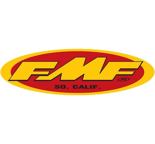 FMF Dekorsätze & Aufkleber - 5 OVAL STKR(YEL/RED)
