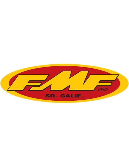 FMF Dekorsätze & Aufkleber - 23 OVAL STKR(YEL/RD)