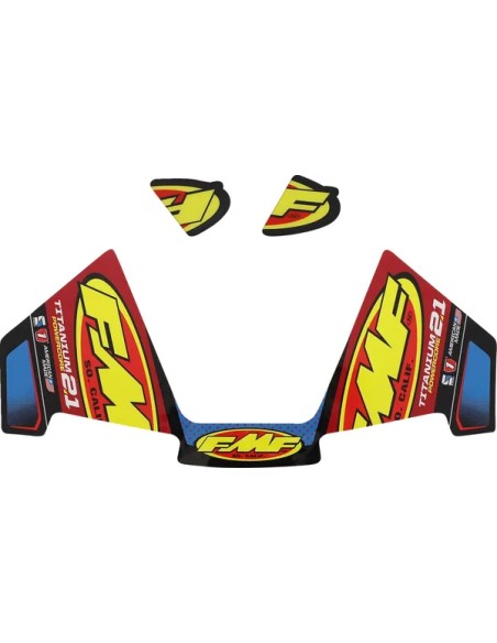 FMF Dekorsätze & Aufkleber - DECAL PC2.1 TITANIUM(3PC)