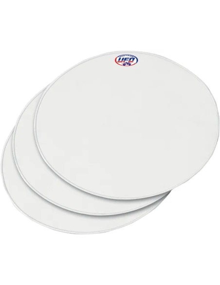 UFO Karosserieteile & Schutzbleche - KIT UNI OVAL PLATE WH 3PC