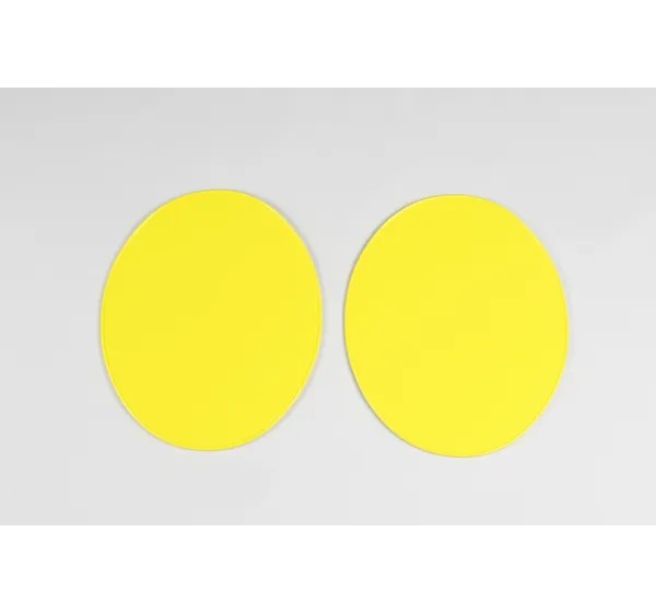 UFO Karosserieteile & Schutzbleche - UNI OVAL PLATE YL 2PC