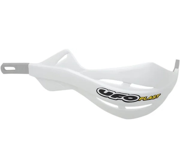UFO Handprotektoren - HANDGUARDS W/ALUM WHT
