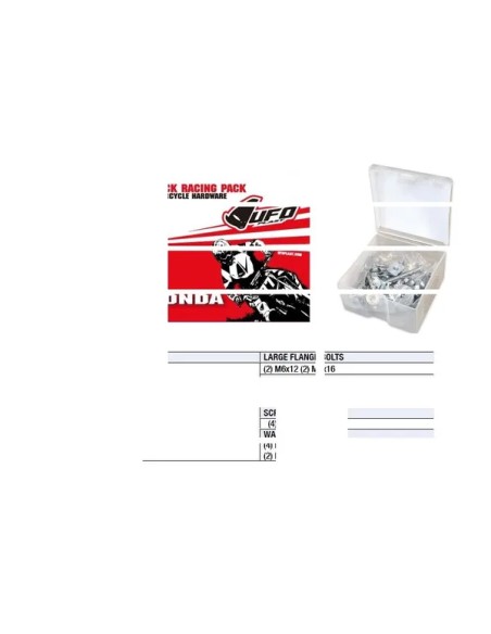 UFO Rahmenkomponenten - TRACK RACING PACK HONDA