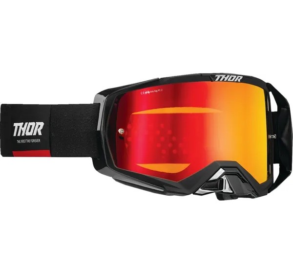 THOR Motorradbrillen - GOGGLE ACTIVATE BK/RED