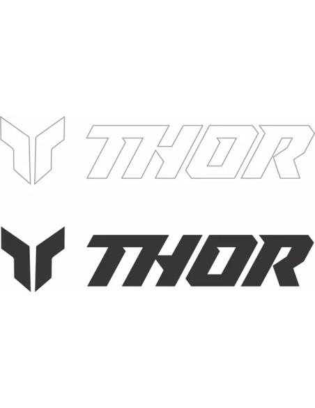 THOR Dekorsätze & Aufkleber - DECAL THOR 6PK 9 IN BK WH