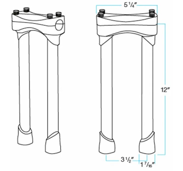 BILTWELL Risers - Detailansicht